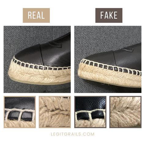 chanel espadrilles real vs fake